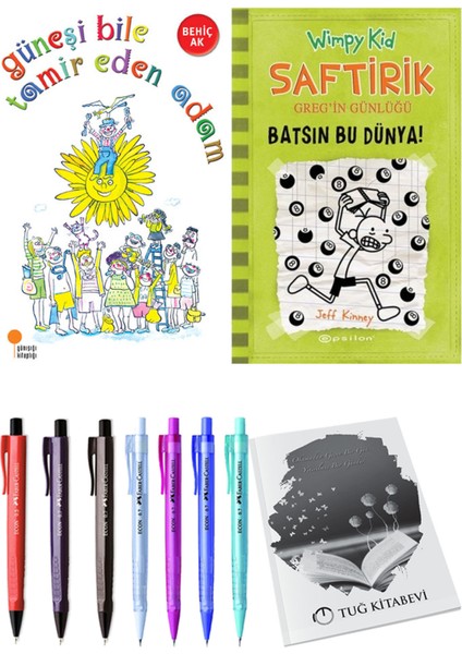 Saftirik 8 Batsın Bu Dünya! ve Güneşi Bile Tamir Eden Adam 2'li Set - Kalem