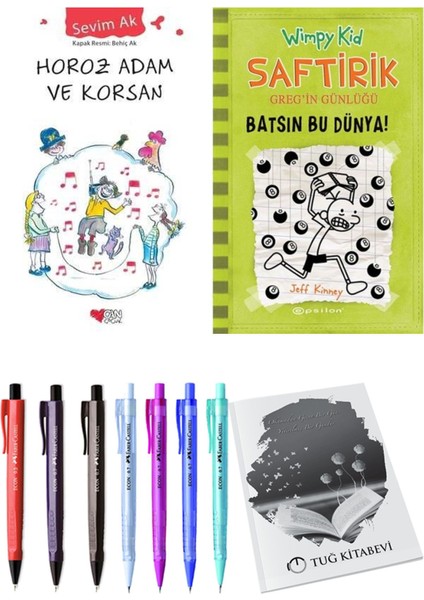 Saftirik 8 Batsın Bu Dünya! ve Horoz Adam ve Korsan 2'li Set - Kalem