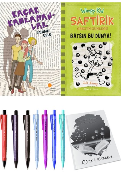Saftirik 8 Batsın Bu Dünya! ve Kaçak Kahramanlar 2'li Set - Kalem