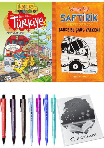 Saftirik 9 Bende Bu Şans Varken! ve Güzel Ülkem Türkiye 3 2'li Set - Kalem