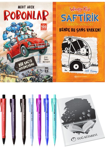 Saftirik 9 Bende Bu Şans Varken! ve Robonlar Bir Kaçış Operasyonu 2'li Set - Kalem