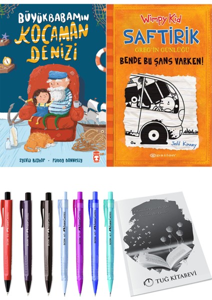 Saftirik 9 Bende Bu Şans Varken! ve Büyükbabamın Kocaman Denizi 2'li Set - Kalem