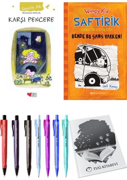 Saftirik 9 Bende Bu Şans Varken! ve Karşı Pencere 2'li Set - Kalem