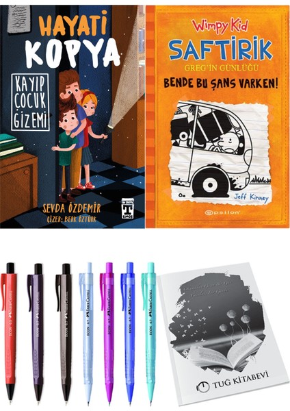 Saftirik 9 Bende Bu Şans Varken! ve Hayati Kopya Kayıp Çocuk Gizemi 2'li Set - Kalem