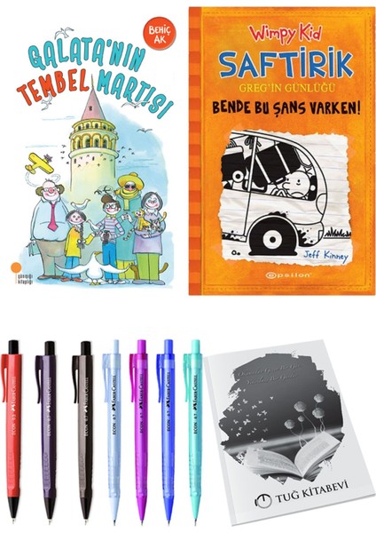 Saftirik 9 Bende Bu Şans Varken! ve Galata'nın Tembel Martısı 2'li Set - Kalem