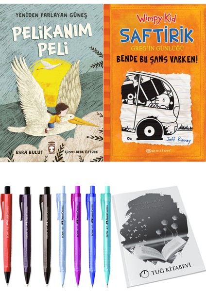 Saftirik 9 Bende Bu Şans Varken! ve Yeniden Parlayan Güneş Pelikanım Peli 2'li Set - Kalem