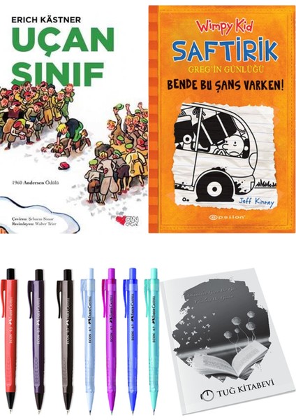 Saftirik 9 Bende Bu Şans Varken! ve Uçan Sınıf 2'li Set - Kalem