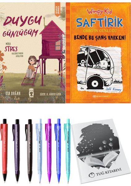 Saftirik 9 Bende Bu Şans Varken! ve Duygu Günlüğüm Mira Stres Kulübesi'nden Ayrılıyor 2'li Set - Kalem