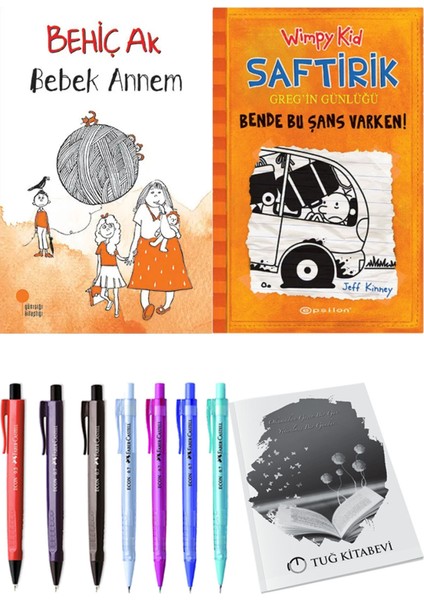 Saftirik 9 Bende Bu Şans Varken! ve Bebek Annem 2'li Set - Kalem