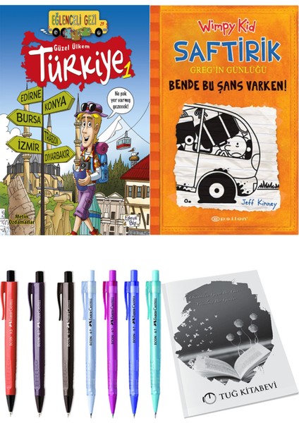 Saftirik 9 Bende Bu Şans Varken! ve Güzel Ülkem Türkiye 1 2'li Set - Kalem