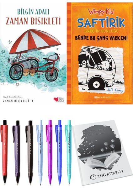 Saftirik 9 Bende Bu Şans Varken! ve Zaman Bisikleti 1 2'li Set - Kalem