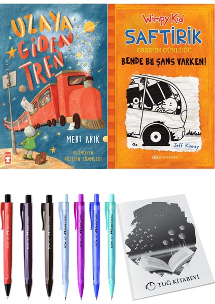 Saftirik 9 Bende Bu Şans Varken! ve Uzaya Giden Tren 2'li Set - Kalem