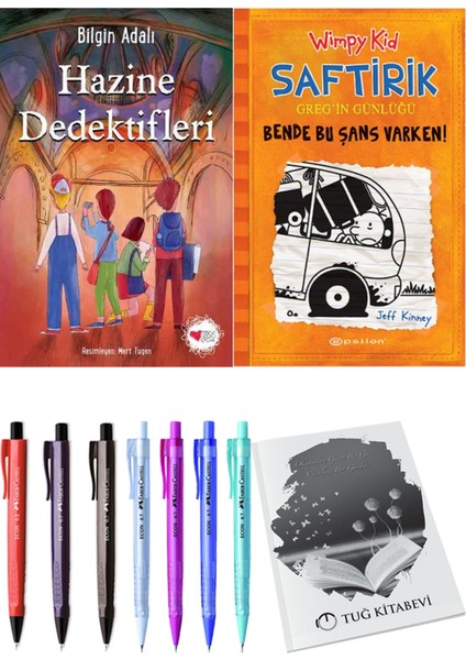 Saftirik 9 Bende Bu Şans Varken! ve Hazine Dedektifleri 2'li Set - Kalem