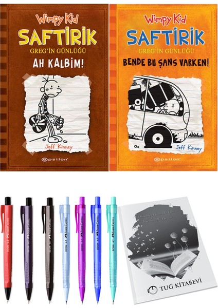 Saftirik 9 Bende Bu Şans Varken! ve Saftirik 7 Ah Kalbim! 2'li Set - Kalem