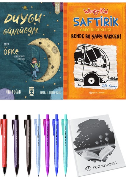 Saftirik 9 Bende Bu Şans Varken! ve Duygu Günlüğüm Mira Öfke Gezegeni'nden Ayrılıyor 2'li Set - Kalem