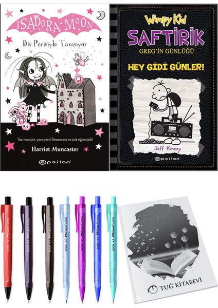 Saftirik 10 Hey Gidi Günler! ve Isadora Moon 13 Diş Perisiyle Tanışıyor 2'li Set - Kalem