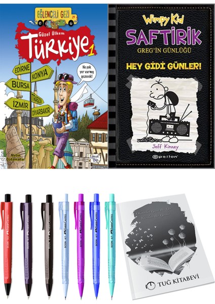 Saftirik 10 Hey Gidi Günler! ve Güzel Ülkem Türkiye 1 2'li Set - Kalem