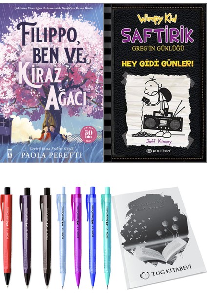 Saftirik 10 Hey Gidi Günler! ve Filippo, Ben ve Kiraz Ağacı 2'li Set - Kalem