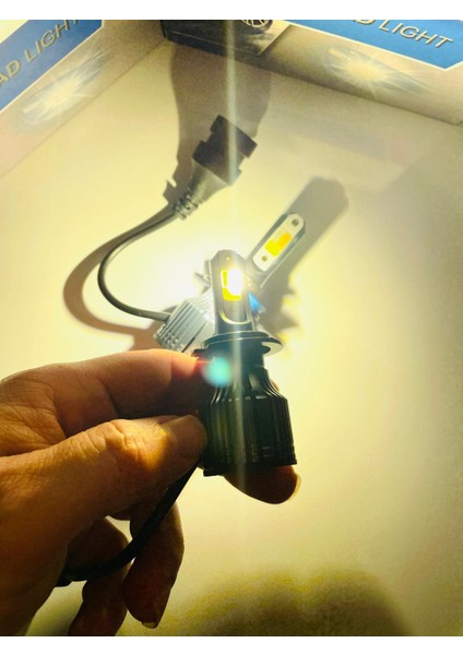 H11 LED Xenon 3 Renk Mavi, Beyaz, Sarı Şimşek Etkili LED Xenon