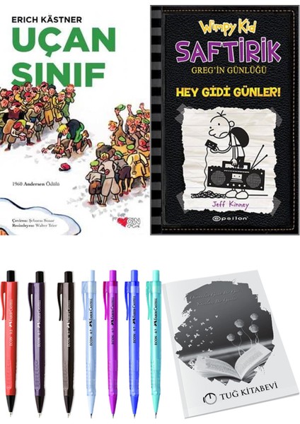 Saftirik 10 Hey Gidi Günler! ve Uçan Sınıf 2'li Set - Kalem