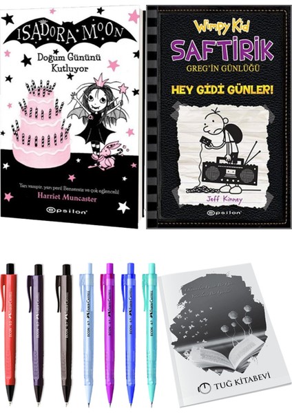 Saftirik 10 Hey Gidi Günler! ve Isadora Moon 4 Doğum Gününü Kutluyor 2'li Set - Kalem