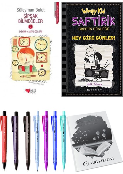 Saftirik 10 Hey Gidi Günler! ve Şipşak Bilmeceler 2 2'li Set - Kalem