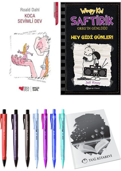 Saftirik 10 Hey Gidi Günler! ve Koca Sevimli Dev 2'li Set - Kalem