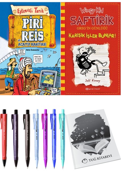 Saftirik 11 Karışık Işler Bunlar! ve Piri Reis ve Acayip Haritası 2'li Set - Kalem