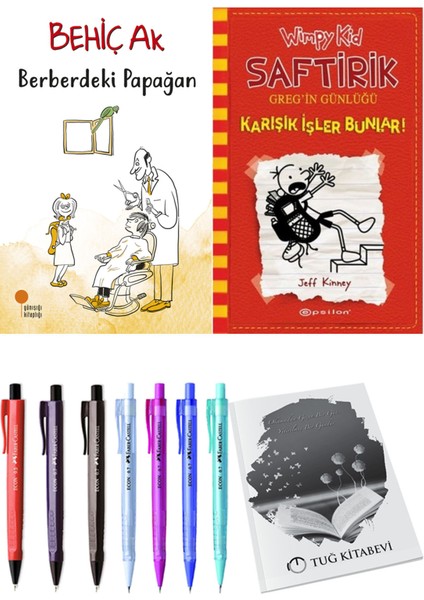 Saftirik 11 Karışık Işler Bunlar! ve Berberdeki Papağan 2'li Set - Kalem