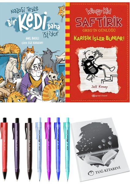 Saftirik 11 Karışık Işler Bunlar! ve Nazoşi Teyze Bir Kedi Daha İstiyor 2'li Set - Kalem