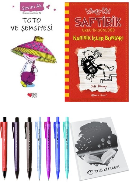 Saftirik 11 Karışık Işler Bunlar! ve Toto ve Şemsiyesi 2'li Set - Kalem