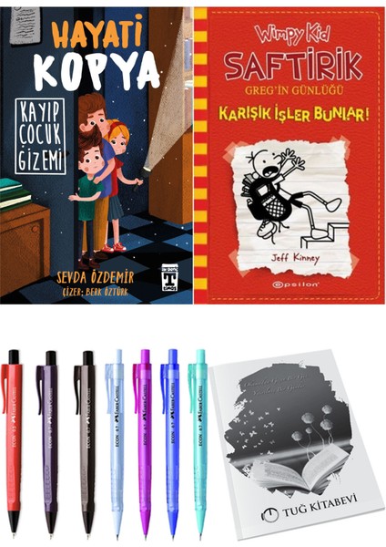 Saftirik 11 Karışık Işler Bunlar! ve Hayati Kopya Kayıp Çocuk Gizemi 2'li Set - Kalem