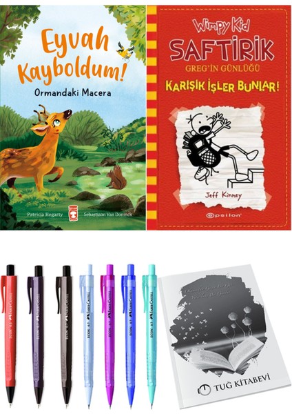 Saftirik 11 Karışık Işler Bunlar! ve Eyvah Kayboldum! Ormandaki Macera 2'li Set - Kalem