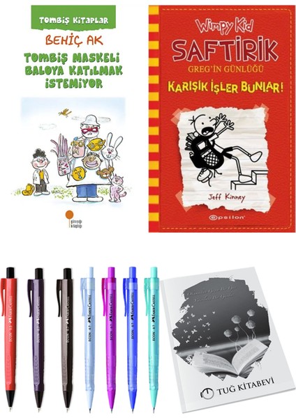 Saftirik 11 Karışık Işler Bunlar! ve Tombiş Maskeli Baloya Katılmak İstemiyor 2'li Set - Kalem