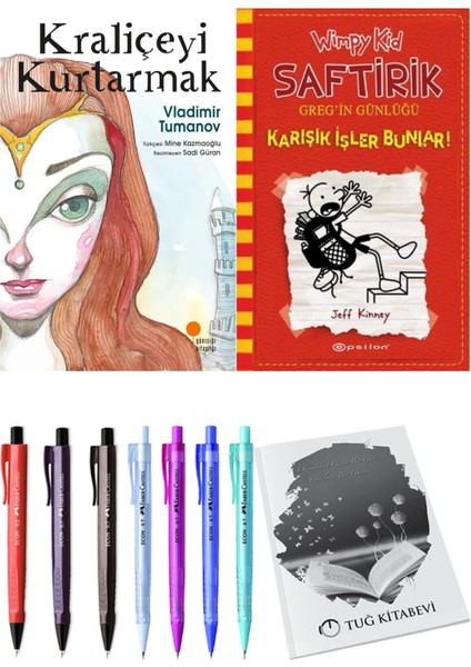 Saftirik 11 Karışık Işler Bunlar! ve Kraliçeyi Kurtarmak 2'li Set - Kalem