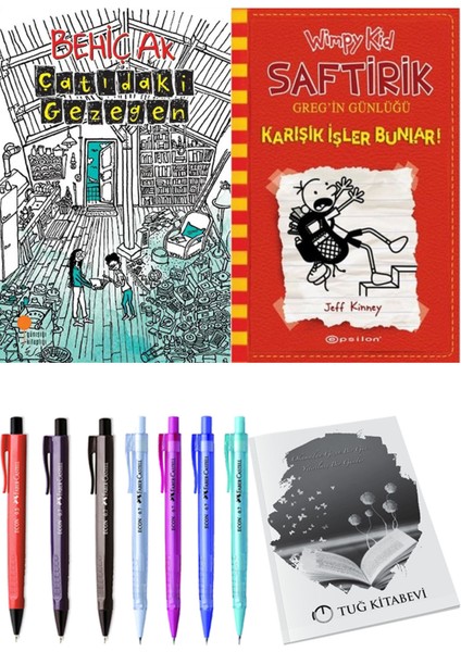 Saftirik 11 Karışık Işler Bunlar! ve Çatıdaki Gezegen 2'li Set - Kalem