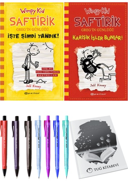 Saftirik 11 Karışık Işler Bunlar! ve Saftirik 4 Işte Şimdi Yandık! 2'li Set - Kalem