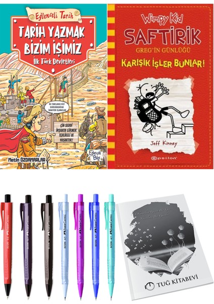 Saftirik 11 Karışık Işler Bunlar! ve Tarih Yazmak Bizim Işimiz 2'li Set - Kalem