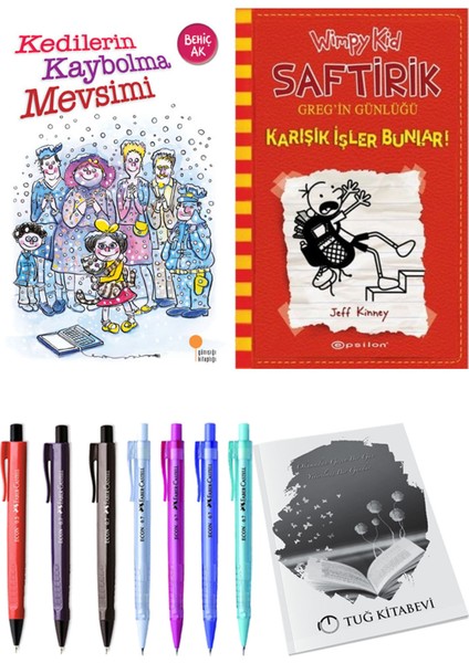 Saftirik 11 Karışık Işler Bunlar! ve Kedilerin Kaybolma Mevsimi 2'li Set - Kalem
