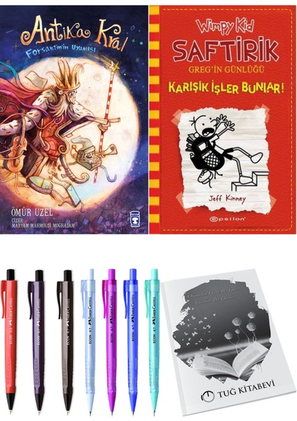 Saftirik 11 Karışık Işler Bunlar! ve Antika Kral Forsantin'in Uyanışı 2'li Set - Kalem