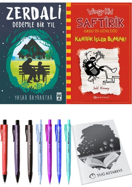 Saftirik 11 Karışık Işler Bunlar! ve Zerdali Dedemle Bir Yıl 2'li Set - Kalem