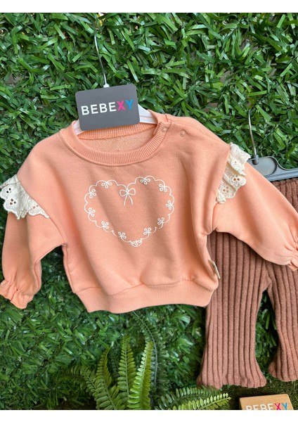 Kalp Desenli Alt Üst Takım modelleri