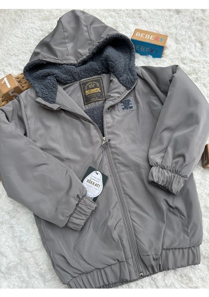 Classic Şişme Mont Gri