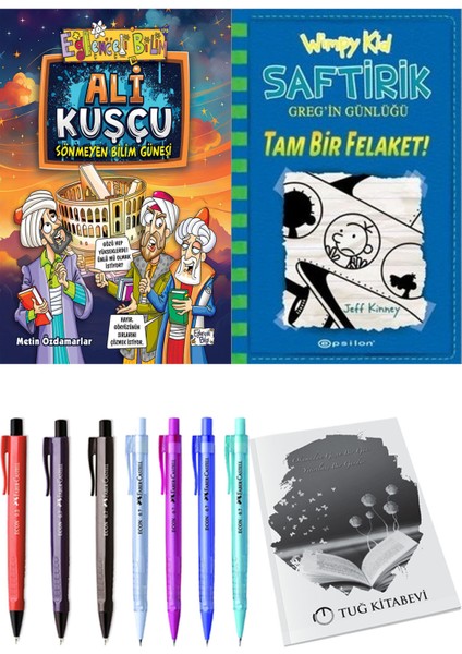Saftirik 12 Tam Bir Felaket! ve Ali Kuşçu Sönmeyen Bilim Güneşi 2'li Set - Kalem