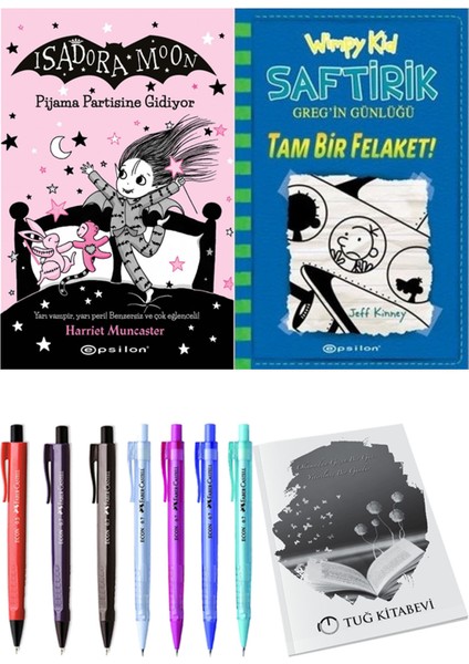 Saftirik 12 Tam Bir Felaket! ve Isadora Moon 10 Pijama Partisine Gidiyor 2'li Set - Kalem