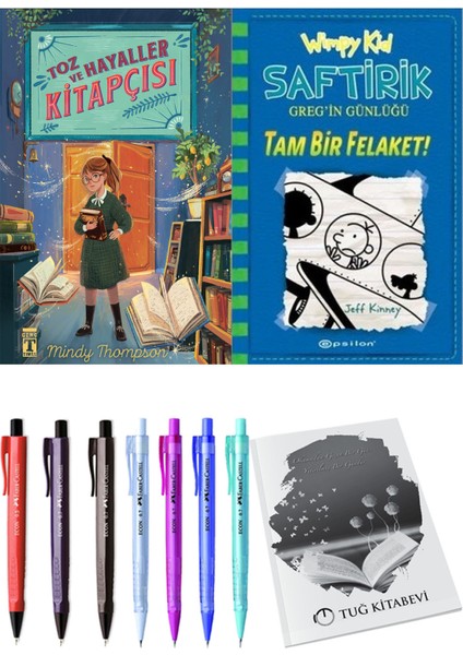 Saftirik 12 Tam Bir Felaket! ve Toz ve Hayaller Kitapçısı 2'li Set - Kalem