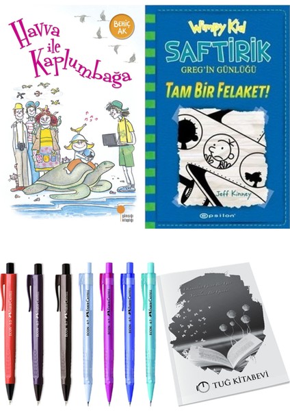 Saftirik 12 Tam Bir Felaket! ve Havva ile Kaplumbağa 2'li Set - Kalem