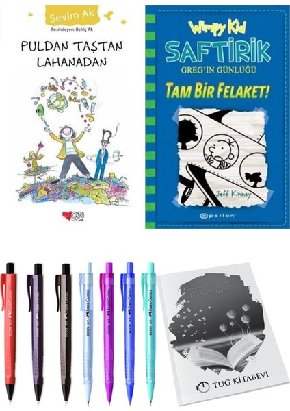 Saftirik 12 Tam Bir Felaket! ve Puldan Taştan Lahanadan 2'li Set - Kalem