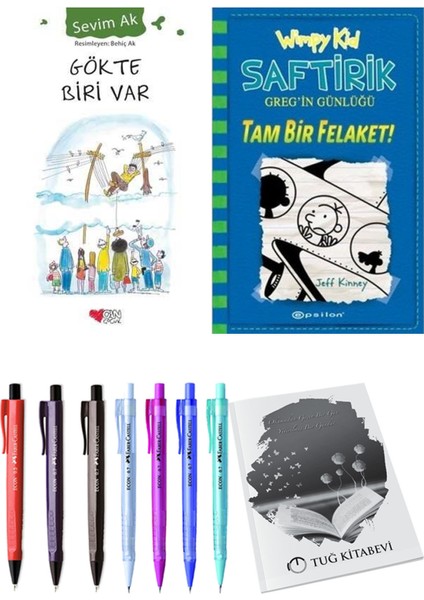 Saftirik 12 Tam Bir Felaket! ve Gökte Biri Var 2'li Set - Kalem