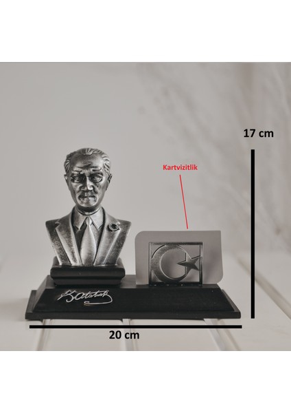 Atatürk Büst Biblo Kartvizitlik